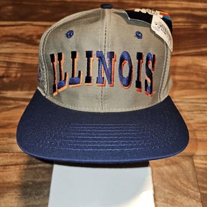 NEW Vintage Illinois Fighting Illini NCAA Top Of The World Sports Hat Snapback