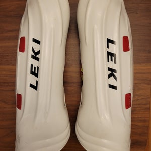 Leki Adult WC Pro Shin Guards - White