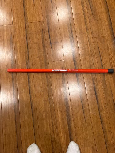 Weighted lacrosse shaft