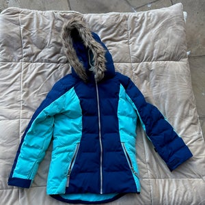 Blue Girls Size 12 Spyder Jacket (Used)