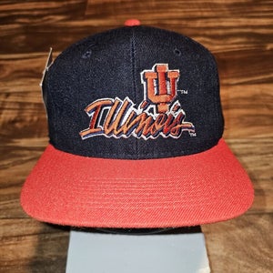 NEW Vintage University of Illinois Fighting Illini NCAA The Game Hat Snapback