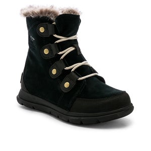 Sorel Explorer Joan 1808061010 Women's US 8 Black Waterproof Winter Boots LR2084