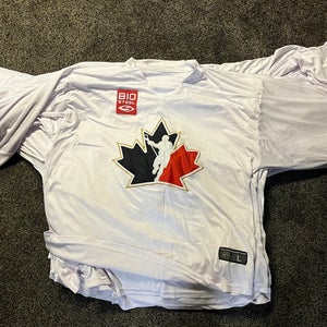 Used Large White Box Lacrosse Practice Jersey
