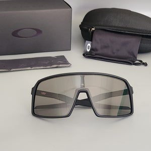 Oakley Sutro Shield Sunglasses Matte Black Frame Light Smoke Tint Prizm Lens