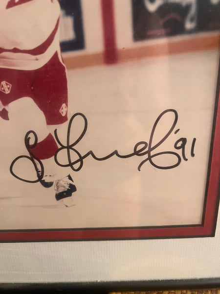 SERGEI FEDOROV *AUTOGRAPHED* FRAMED 8x11 PHOTO DETROIT RED WINGS NHL HOCKEY