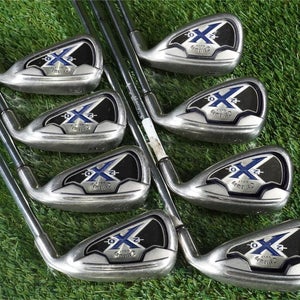 CALLAWAY X-20 IRONS SET 3-PW, UNIFLEX ORIGINAL SHAFTS & GRIPS
