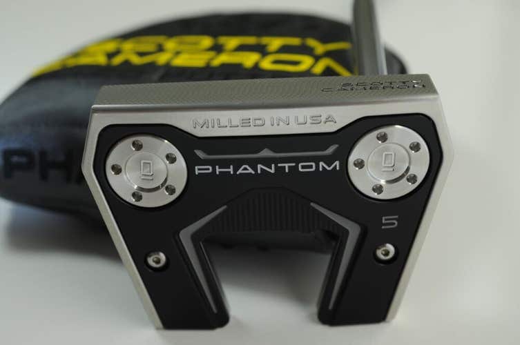 Titleist 2024 Scotty Cameron Phantom 5 35" Putter Right Steel MINT! # 185927