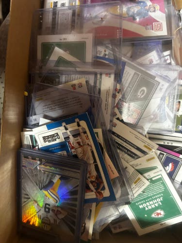 Baseball, Basketball, And Football Trading Cards