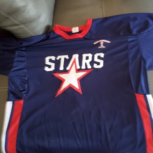 Blue XXL Men's Athletic Knit Jersey (Used)