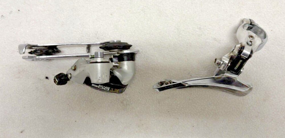 Vintage Shinano RD-M500 Exage 500 LX Rear & FD-M301 3x7 Spd Mtn Bike Derailleurs