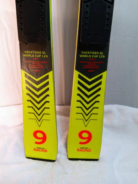 Prepped* - Volkl Race Tiger Jr. SL Race Skis 129cm/9m - no