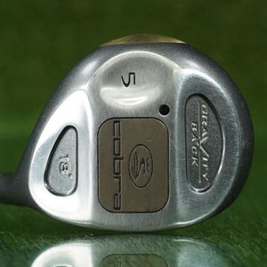 COBRA GRAVITY BACK 5 WOOD STIFF FLEX 18° W/ JUMBO GRIP ~ L@@K!!