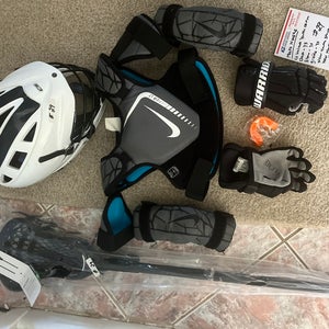 Youth small lacrosse equipment! Meets NOCSAE ! Full set