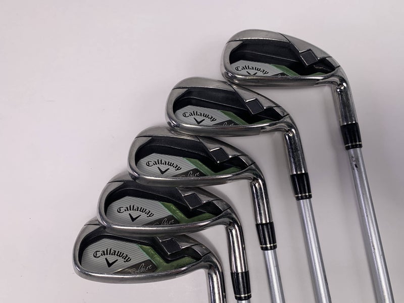 Callaway Solaire Iron Set 7-PW+GW 50g Ladies Graphite Womens RH