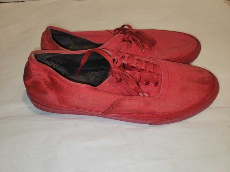 Vans Red Skate Shoes Off The Wall Old Skool Men's - Size 13