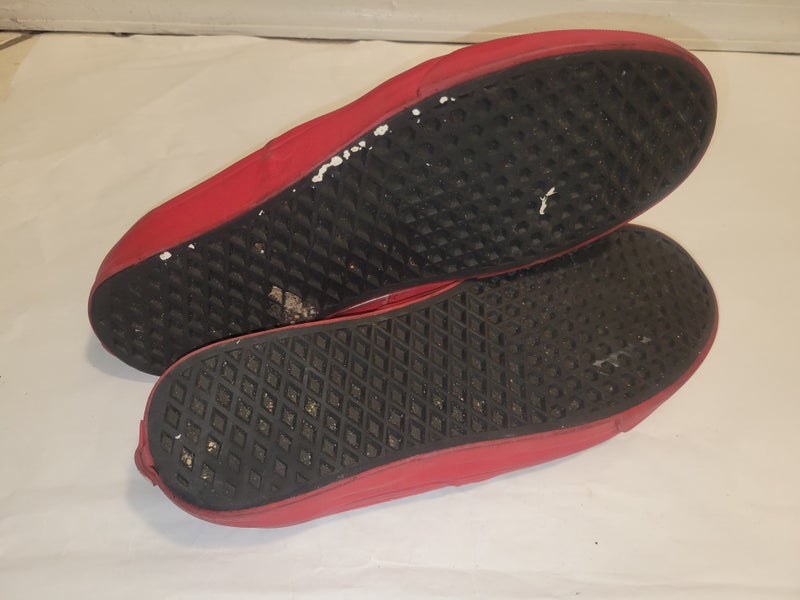 Vans Red Skate Shoes Off The Wall Old Skool Men's - Size 13