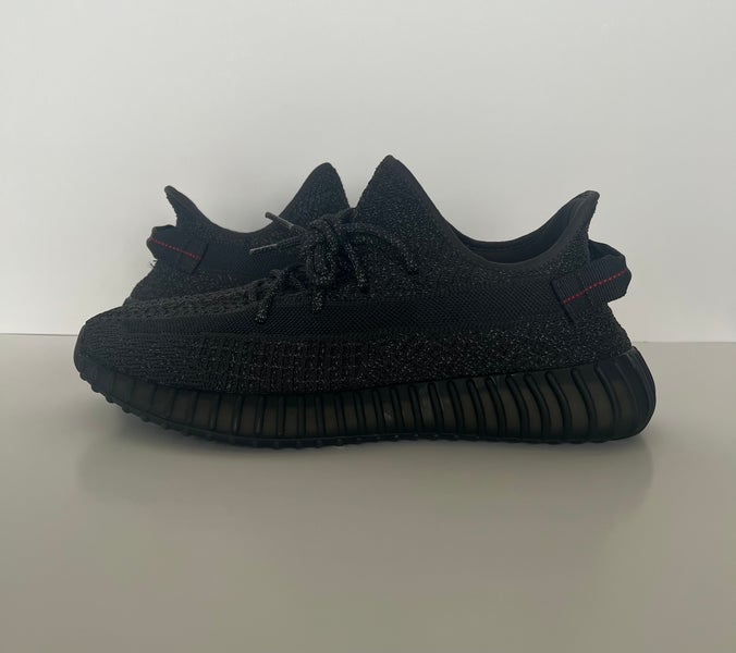 Used Adidas Yeezy 350 V2 Black Reflective Men’s Size 13 Shoes (Check Description)