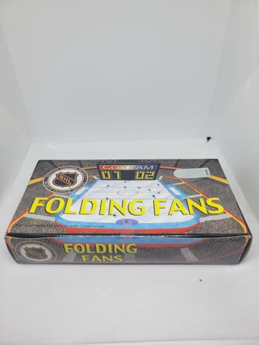 Box of NHL Folding Fans