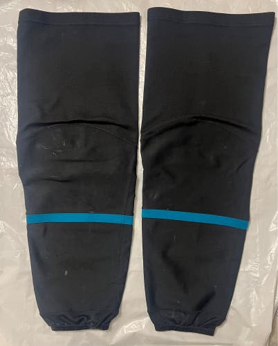 San Jose Barracuda Black CCM Socks XL