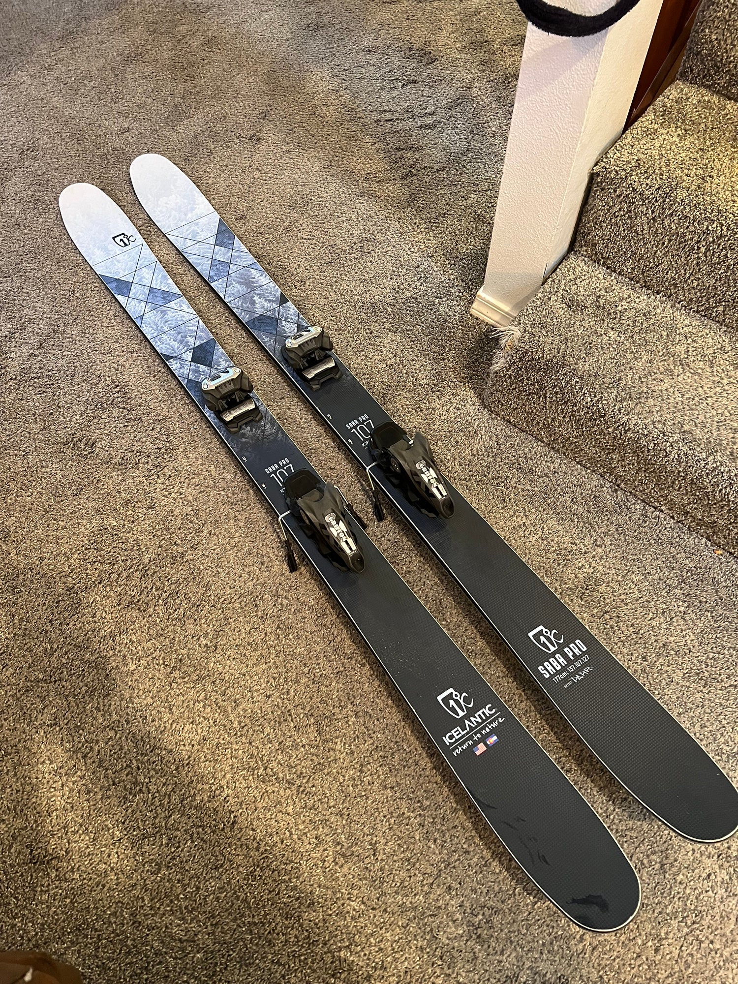 Icelantic Saba Pro 107 2022 W/ Griffon Bindings Din 13 (Used 