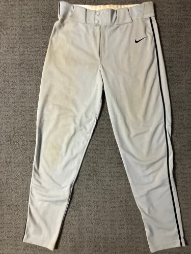Gray Men's Adult Medium Nike (Used) Game Pants *Includes belt*