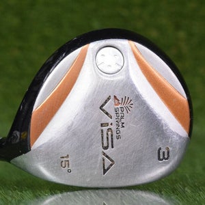 VISA PALM SPRINGS 15 3 WOOD W/ VISA REGULAR FLEX GRAPHITE SHAFT
