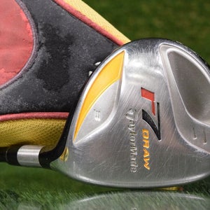 TAYLORMADE R7 DRAW 3 WOOD W/ REAX REGULAR FLEX GRAPHITE SHAFT & HEADCOVER