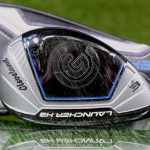 CLEVELAND GOLF LAUNCHER HB 19 3 HYBRID W/ MIYAZAKI 6 REGULAR GRAPHITE LEFT HAND