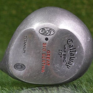 CALLAWAY GOLF BIG BERTHA WAR BIRD S2H2 10 DRIVER W/ BB FRIM FLEX GRAPHITE SHAFT
