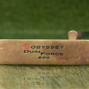 ODYSSEY DUAL FORCE 660 34" BLADE MILLED SERIES PUTTER W/ ORIGINAL ODYSSEY GRIP