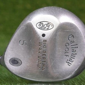 CALLAWAY GOLF BIG BERTHA WAR BIRD S2H2 5 WOOD W/ GEMS LADIES FLEX GRAPHITE SHAFT