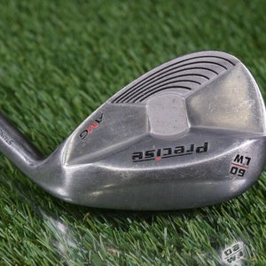 PRECISE AMG 60 LOB WEDGE W/ TRUE TEMPER WEDGE FLEX SHAFT