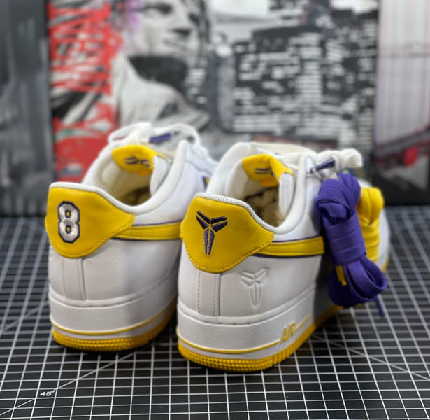 Nike Air Force 1 Low Retro QS KB Kobe Bryant Sz 10.5 LA
