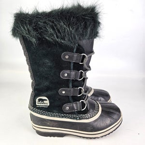 Sorel Youth Joan of Arctic Waterproof Kids Winter Boot Waterproof Black Size: 4
