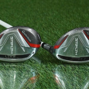 TAYLORMADE STEALTH RESCUE HYBRID IRON SET 26 5H + 28 6H WOMEN'S LADIES FLEX RH
