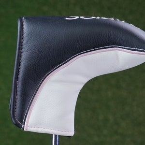 SOLAIRE LADIES BLADE WOMEN'S PUTTER HEADCOVER, PINK LINE ~ L@@K!!