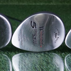 WARRIOR CUSTOM GOLF TRUE LIES 2000 FAIRWAR WOODS SET 3 + 5 + 7 W/ SHAFTS