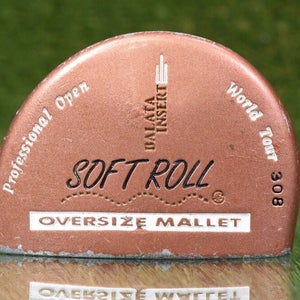 SOFT ROLL OVERSIZE BALATA INSERT 32 MALLET PUTTER W/ CARBITE GRIP