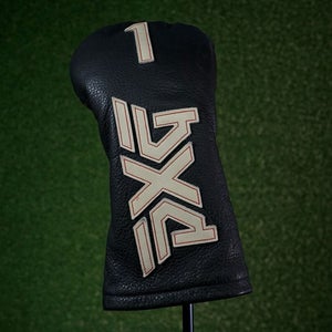 PXG 1 DRIVER HEADCOVER W/ RAISED STITCHED LEATHER LETTERS ~ L@@K!!
