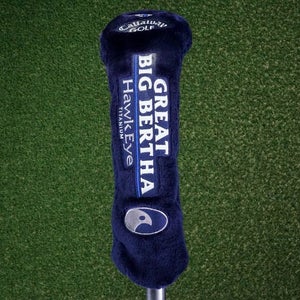 CALLAWAY GREAT BIG BERTHA HAWK EYE TITANIUM DRIVER HEADCOVER ~ L@@K!!