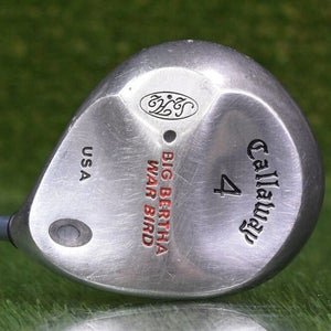 CALLAWAY GOLF BIG BERTHA WAR BIRD S2H2 4 WOOD W/ RCH 90 REGULAR FLEX SHAFT