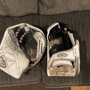 Brian's Regular Pro Stock Glove and Blocker (Used) G-Netik 5