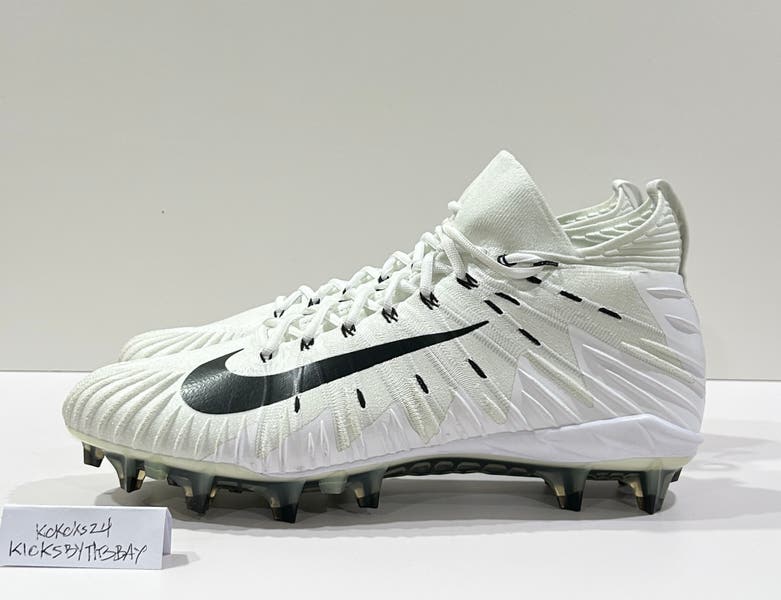 Nike Alpha Menace Elite TD Football Cleats White Size 15