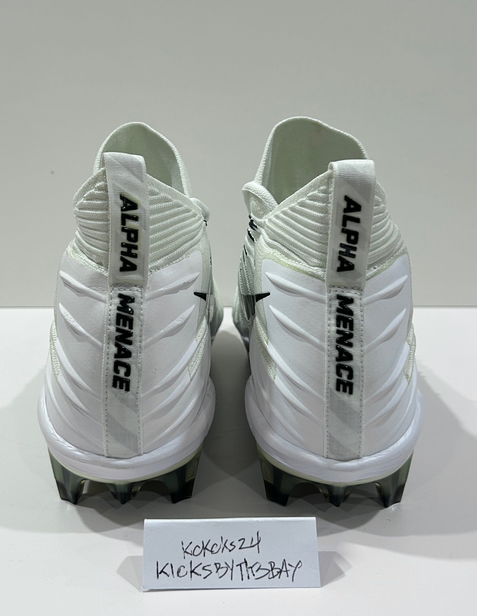 Nike Alpha Menace Elite TD Football Cleats White Size 15