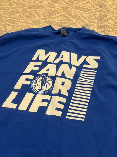 Dallas Mavericks NBA Fan For Life Adult XL Shirt