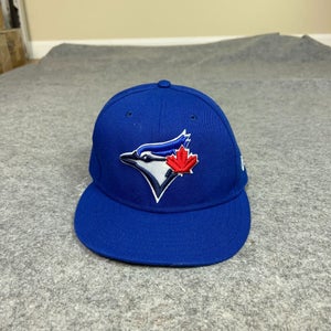 Toronto Blue Jays Mens Hat Cap 7 3/8 Blue 59Fifty Baseball MLB New Era Casual