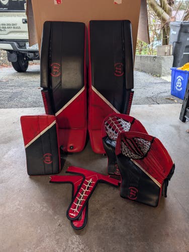 36 + 2.5 Warrior Ritual G5 Pro Regular Goalie Full Set(Used)