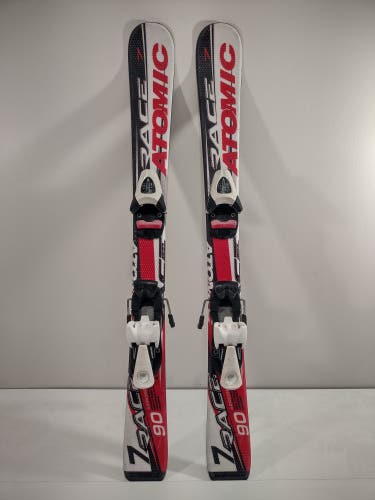 90 cm Atomic Race 7 Skis With Bindings (Used)