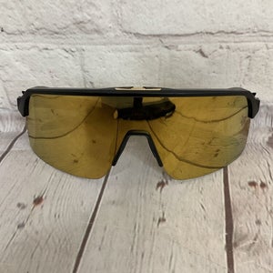 Oakley Mens Sutro Lite Rectangular Sunglasses Low Bridge Matte Black Prizm 24K