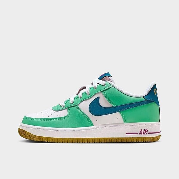 Nike Air Force 1 LV8 FJ4613-100 Sneakers Big Kids White Spring Green Shoes BU309
